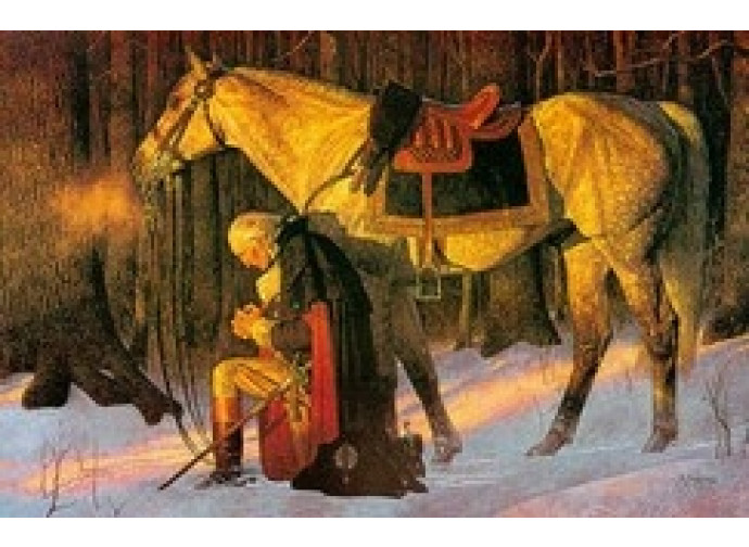 George Washington in preghiera a Valley Forge
